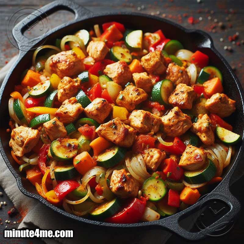 Quick Chicken and Vegetable Skillet